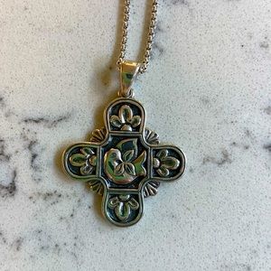 James Avery Dove/Cross Necklace